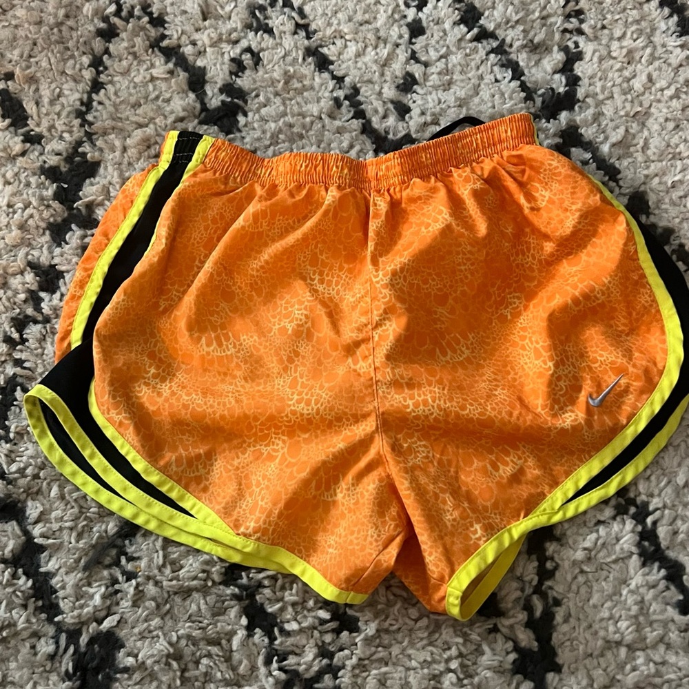 Nike Dri Fit Orange Running Shorts